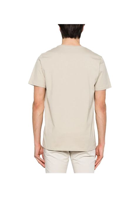 T-shirt Dondup uomo US198JF0309U IT3 Beige stampa girocollo manica corta cotone DONDUP | T-shirt | US198JF0309U IT3010